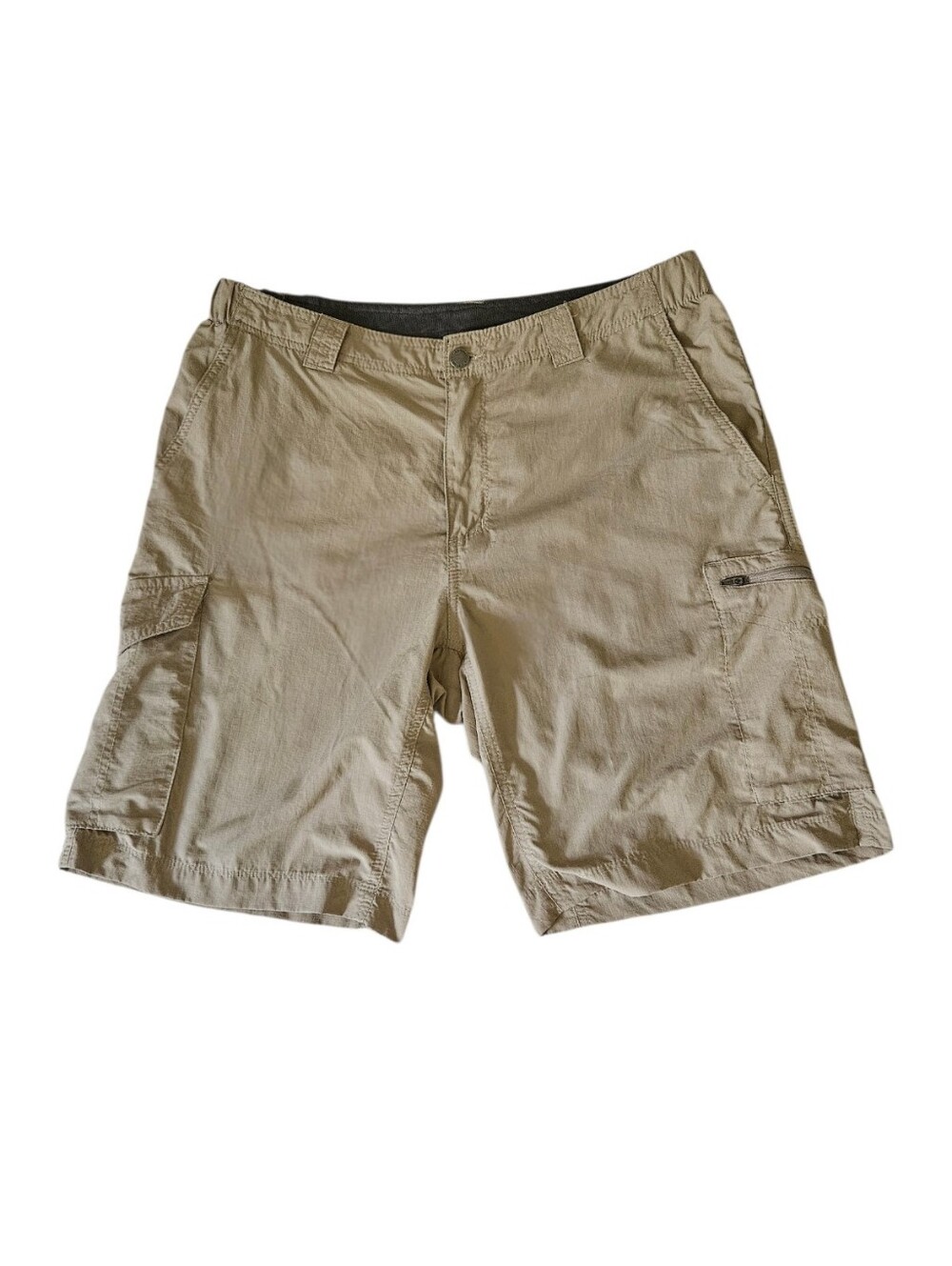 Columbia Silver Ridge Cargo Shorts Men's Size 34 Tan Style 1441701 Nylon Hiking